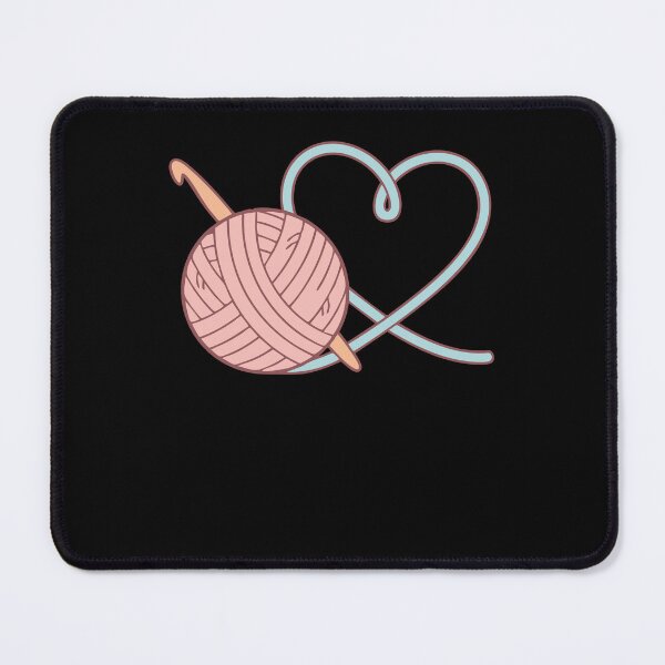 Item preview, Funny Crochet Heart Crochet Hook Yarn Lovers designed and sold by LuminOrb.