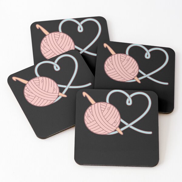 Item preview, Funny Crochet Heart Crochet Hook Yarn Lovers designed and sold by LuminOrb.