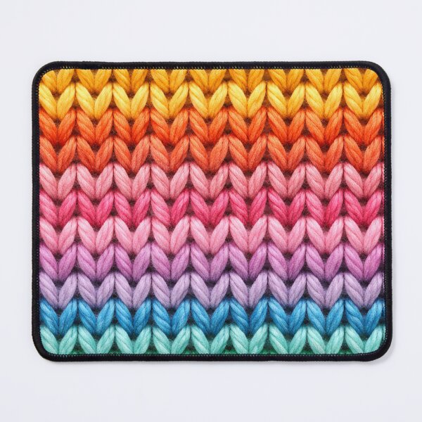 Item preview, Multicolored knitted wool pattern designed and sold by DrizzyV.