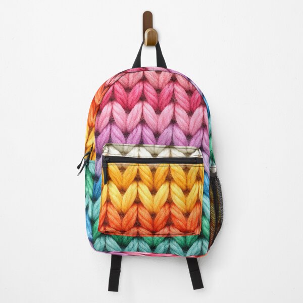 Item preview, Multicolored knitted wool pattern designed and sold by DrizzyV.