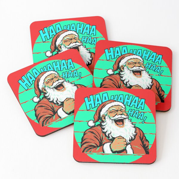 Item preview, Laughing Santa Claus | Funny Christmas design with the phrase “hahahaha!” designed and sold by AstronautMerch.