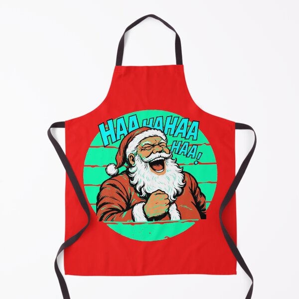 Item preview, Laughing Santa Claus | Funny Christmas design with the phrase “hahahaha!” designed and sold by AstronautMerch.