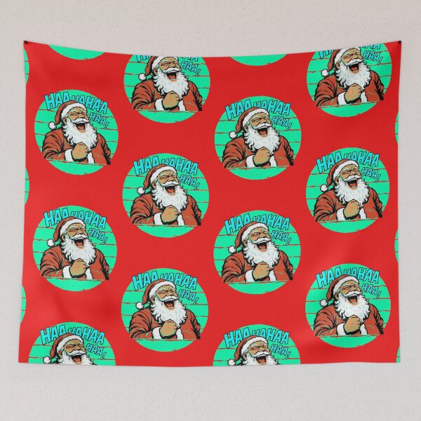 Item preview, Laughing Santa Claus | Funny Christmas design with the phrase “hahahaha!” designed and sold by AstronautMerch.