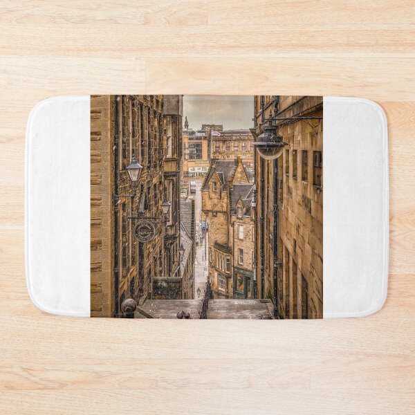 Item preview, Snowy Edinburgh Street Scene designed and sold by RJW Images.