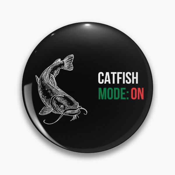 Item preview, Catfish Mode: ON – Fishing Graphic Tee designed and sold by PioguArtFish.