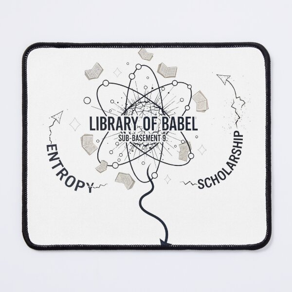 Item preview, Library of Babel - Sub-Basement 9 | Dark Academic Chaos designed and sold by Fruit-Fletcher.