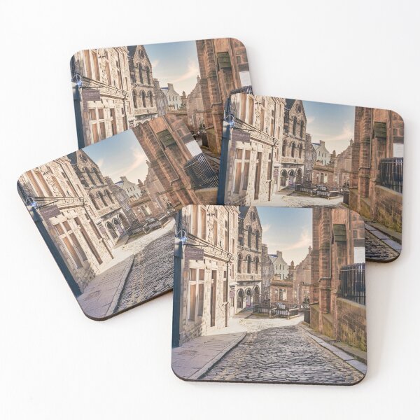 Item preview, Colourful Cobbled Edinburgh Street designed and sold by RJW Images.