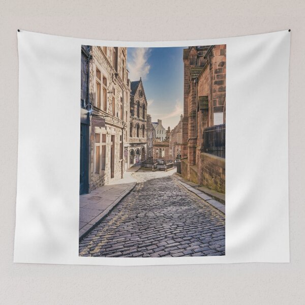 Item preview, Colourful Cobbled Edinburgh Street designed and sold by RJW Images.