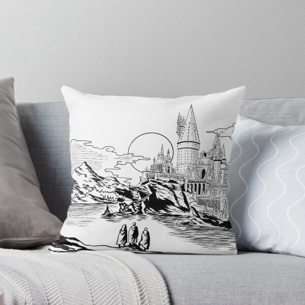 Item preview, Magical Castle black and white designed and sold by Syntetyc.