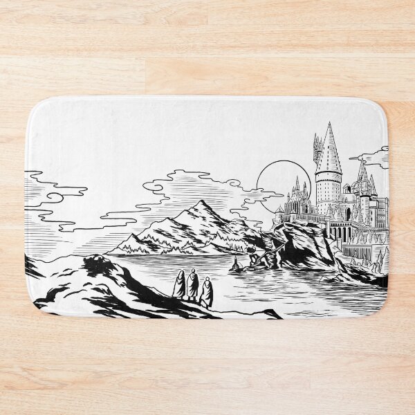 Item preview, Magical Castle black and white designed and sold by Syntetyc.