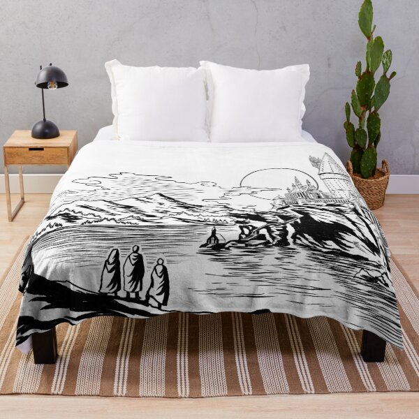 Item preview, Magical Castle black and white designed and sold by Syntetyc.