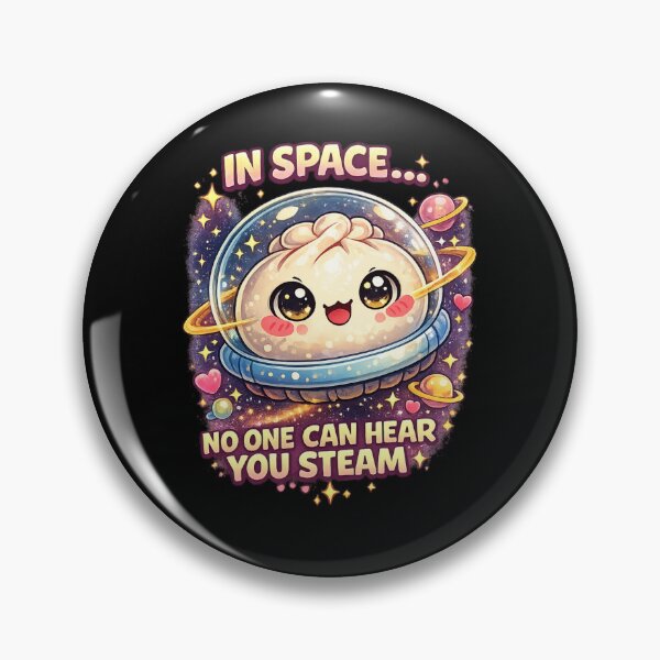 Item preview, In Space No One Can Hear You Steam – Cute Bao Astronaut Shirt designed and sold by Kevin Shearer.