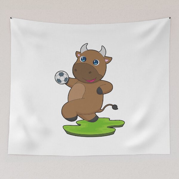 Item preview, Bull Handball player Handball Sports designed and sold by Snabdesign84.