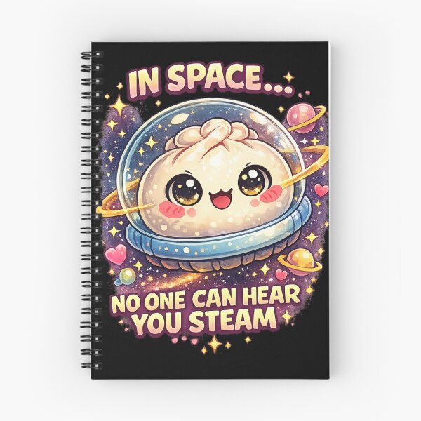 Item preview, In Space No One Can Hear You Steam – Cute Bao Astronaut Shirt designed and sold by Kevin Shearer.