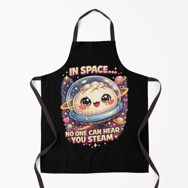 Item preview, In Space No One Can Hear You Steam – Cute Bao Astronaut Shirt designed and sold by Kevin Shearer.