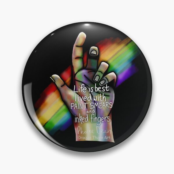 Item preview, Paint Smears and Inked Fingers designed and sold by dragonthorn-art.