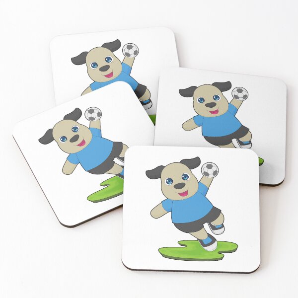 Item preview, Dog Handball player Handball Sports designed and sold by Snabdesign84.