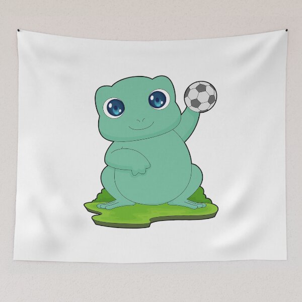 Item preview, Frog Handball player Handball Sports designed and sold by Snabdesign84.