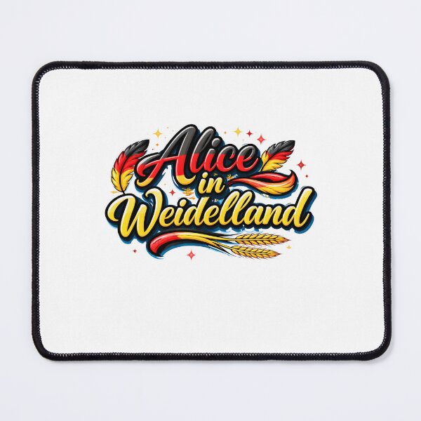 Item preview, Alice Weidel, Alice in Weidelland – Colorful Typography Design designed and sold by WladKi.