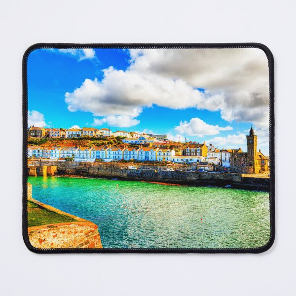 Item preview, Porthleven, Cornwall, UK, Seaside Village with Blue Sky designed and sold by Paul Thompson Photography.