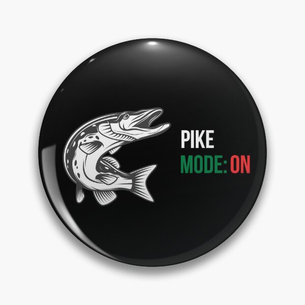 Item preview, Pike Mode On – Fishing Graphic Tee designed and sold by PioguArtFish.