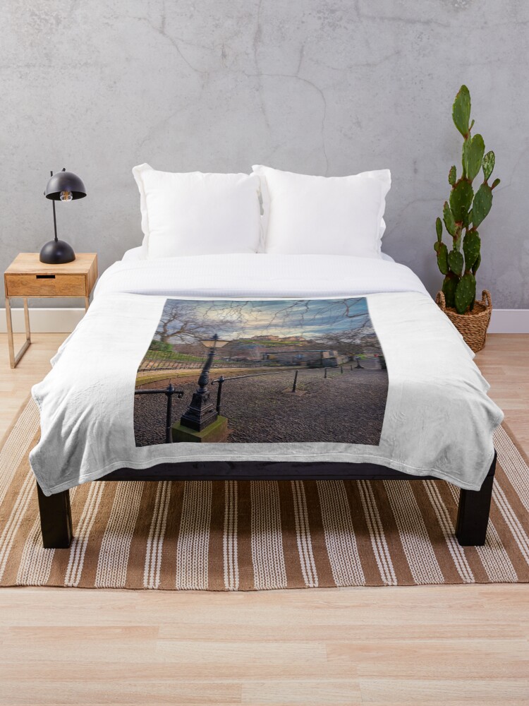 Thumbnail 1 of 6, Throw Blanket, Edinburgh Castle designed and sold by RJWImages.