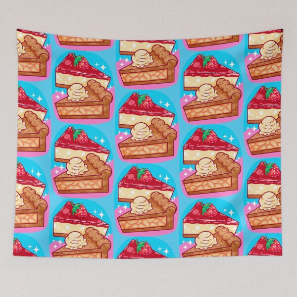 Item preview, Strawberry Cheese Cake & Ice Cream Apple Pie designed and sold by Hyraxisz.