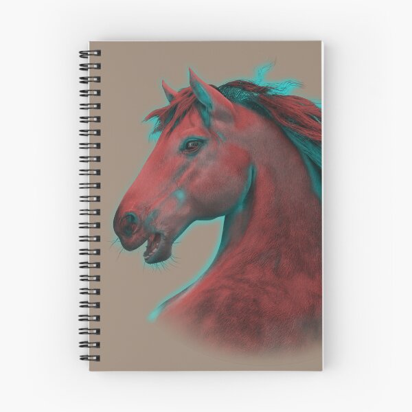 Item preview, Neon Stallion — Crimson Pulse designed and sold by Massimo Righi.