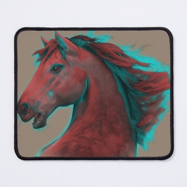 Item preview, Neon Stallion — Crimson Pulse designed and sold by Massimo Righi.