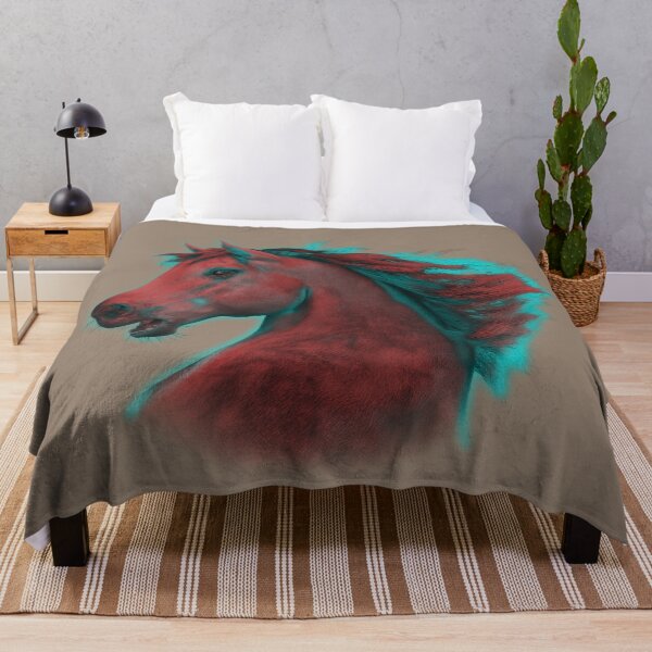 Item preview, Neon Stallion — Crimson Pulse designed and sold by Massimo Righi.