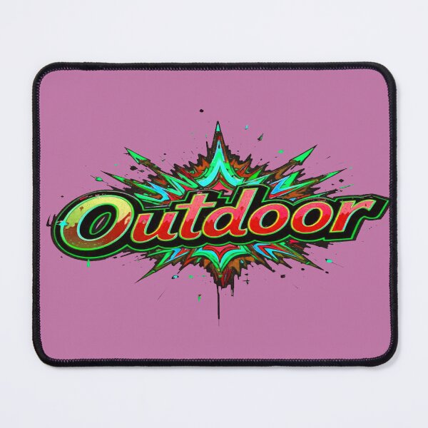 Item preview, Outdoor - in graffiti star design on a pink background designed and sold by Hot4Shirt.