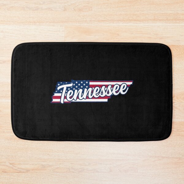 Item preview, Tennessee State American Flag Outline – Patriotic Pride Script designed and sold by Paper Drip.