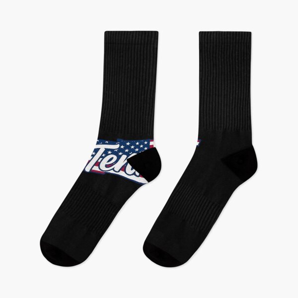 Item preview, Tennessee State American Flag Outline – Patriotic Pride Script designed and sold by Paper Drip.