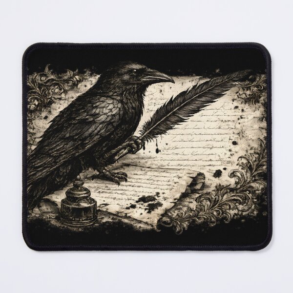 Item preview, Raven Scribe – Gothic Feather and Ink designed and sold by Mouraludia.