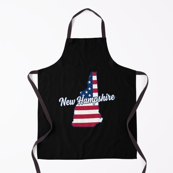 Item preview, New Hampshire State American Flag Outline – Patriotic Pride Script designed and sold by Paper Drip.