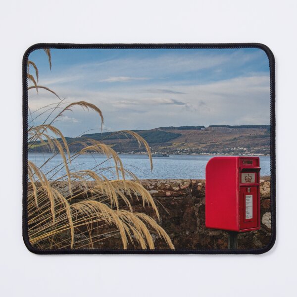 Item preview, Wemyss Bay Rural Red Post Box designed and sold by RJW Images.