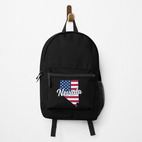 Item preview, Nevada State American Flag Outline – Patriotic Pride Script designed and sold by Paper Drip.