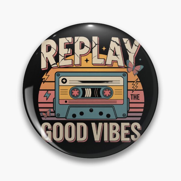 Item preview, REPLAY GOOD VIBES designed and sold by shlepyart.