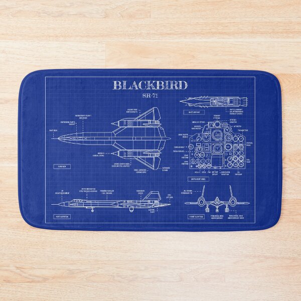 Item preview, Blackbird SR-71 (Blueprint) designed and sold by BGALAXY.