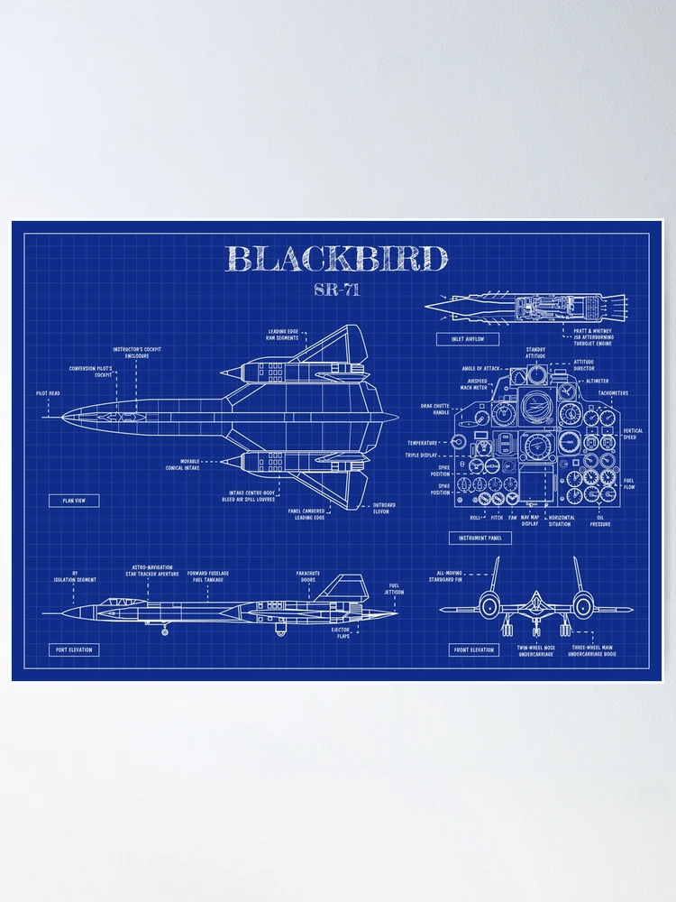 Blackbird SR-71 (Blueprint)