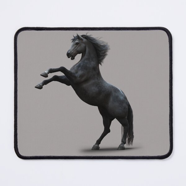 Item preview, Dark Stallion 3D Artwork– Powerful Rearing Stallion Art designed and sold by Massimo Righi.