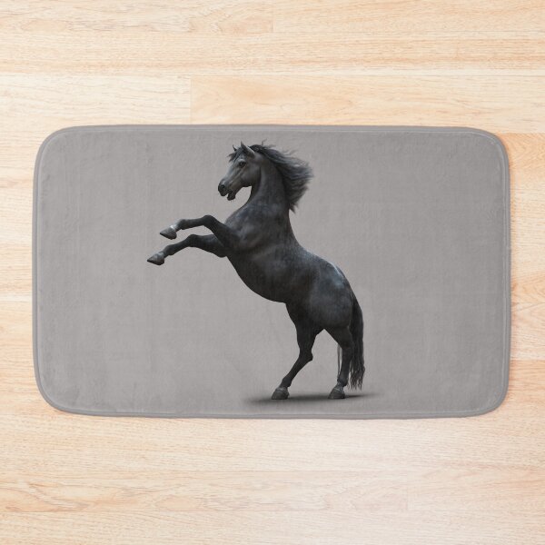 Item preview, Dark Stallion 3D Artwork– Powerful Rearing Stallion Art designed and sold by Massimo Righi.