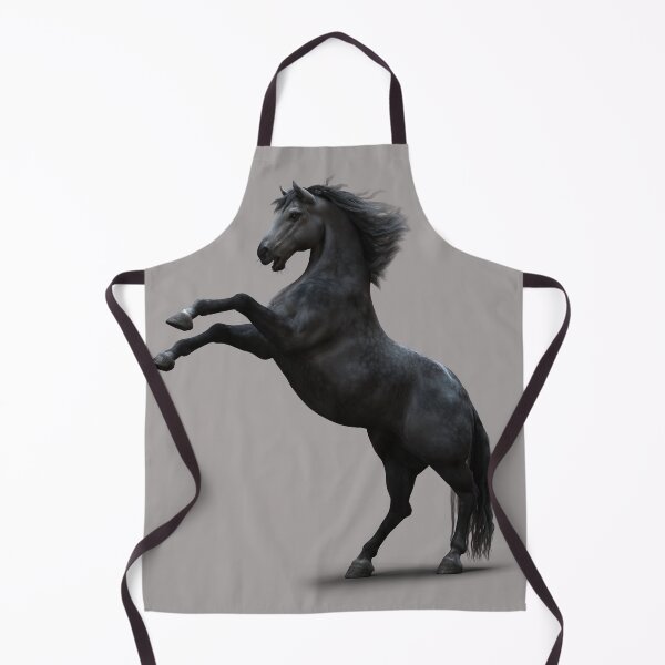 Item preview, Dark Stallion 3D Artwork– Powerful Rearing Stallion Art designed and sold by Massimo Righi.