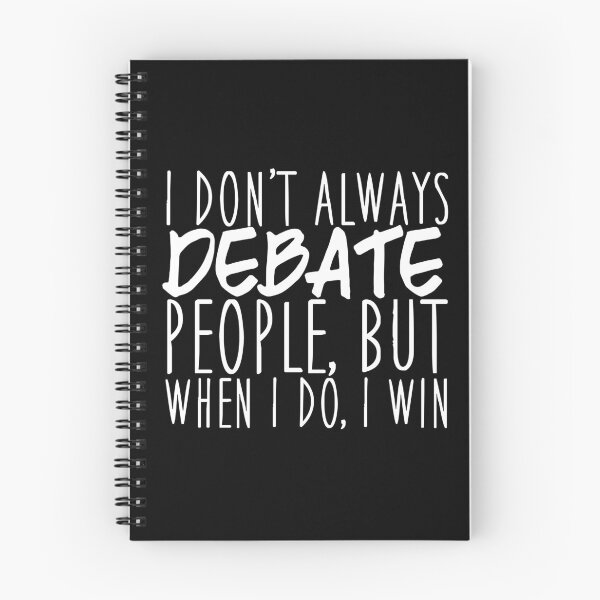 Artikelvorschau, Lustiges Zitat zum Gewinner des Debattierteams entworfen und verkauft von Epic Love Designs.