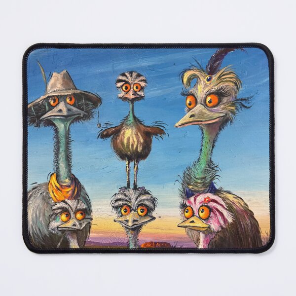 Item preview, The Emu Mob designed and sold by davidplantart.