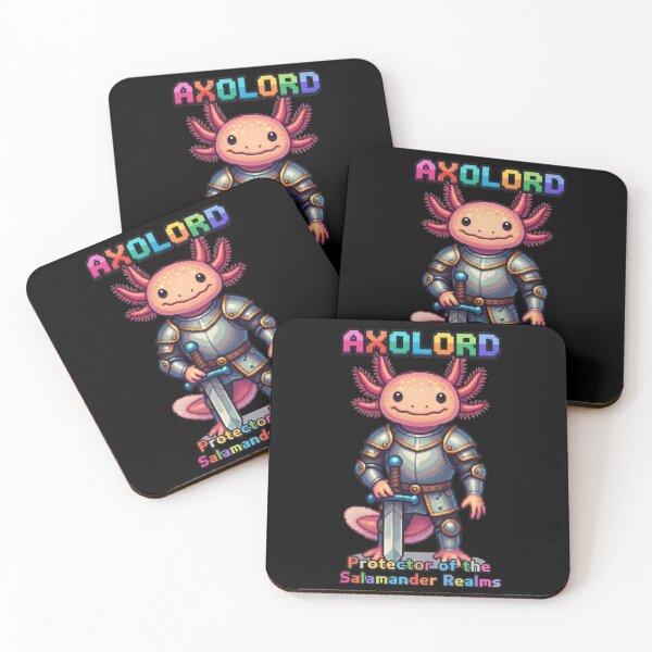 Item preview, Axolord - Protector of the Salamander Realm Pixel Art designed and sold by Syrupulse.