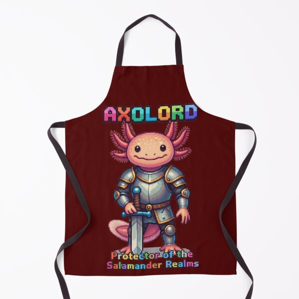 Item preview, Axolord - Protector of the Salamander Realm Pixel Art designed and sold by Syrupulse.