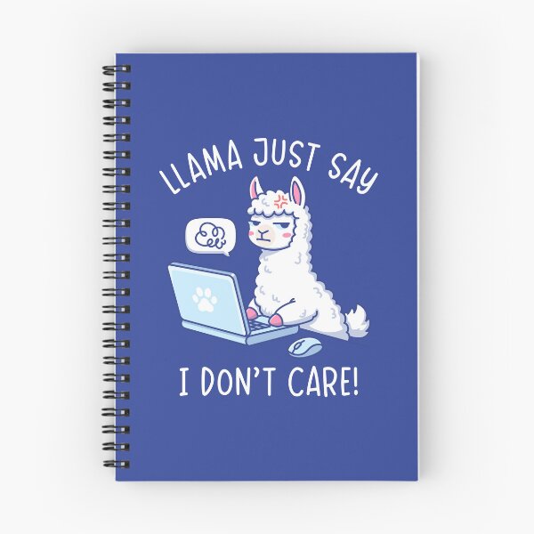 Item preview, Llama Just Say I Don't Care - Funny Llama Office Humor Pun Design designed and sold by Brogress Project.