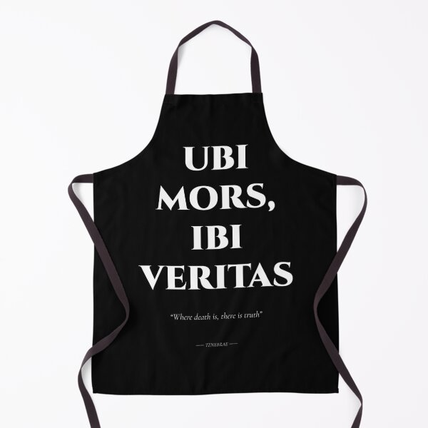 Item preview, Ubi Mors, Ibi Veritas – Philosophical Dark Latin Quote designed and sold by BrushRushX.
