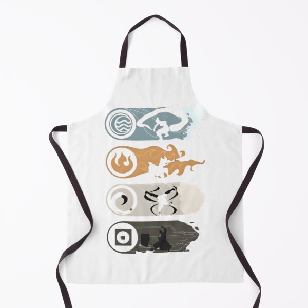 Item preview, Four Elements Avatar – Water Fire Air Earth Minimal Art designed and sold by Dyan4.